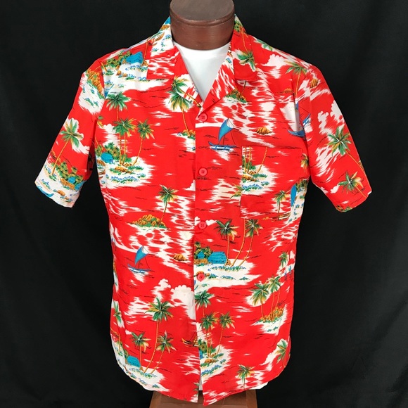 red palm tree shirt